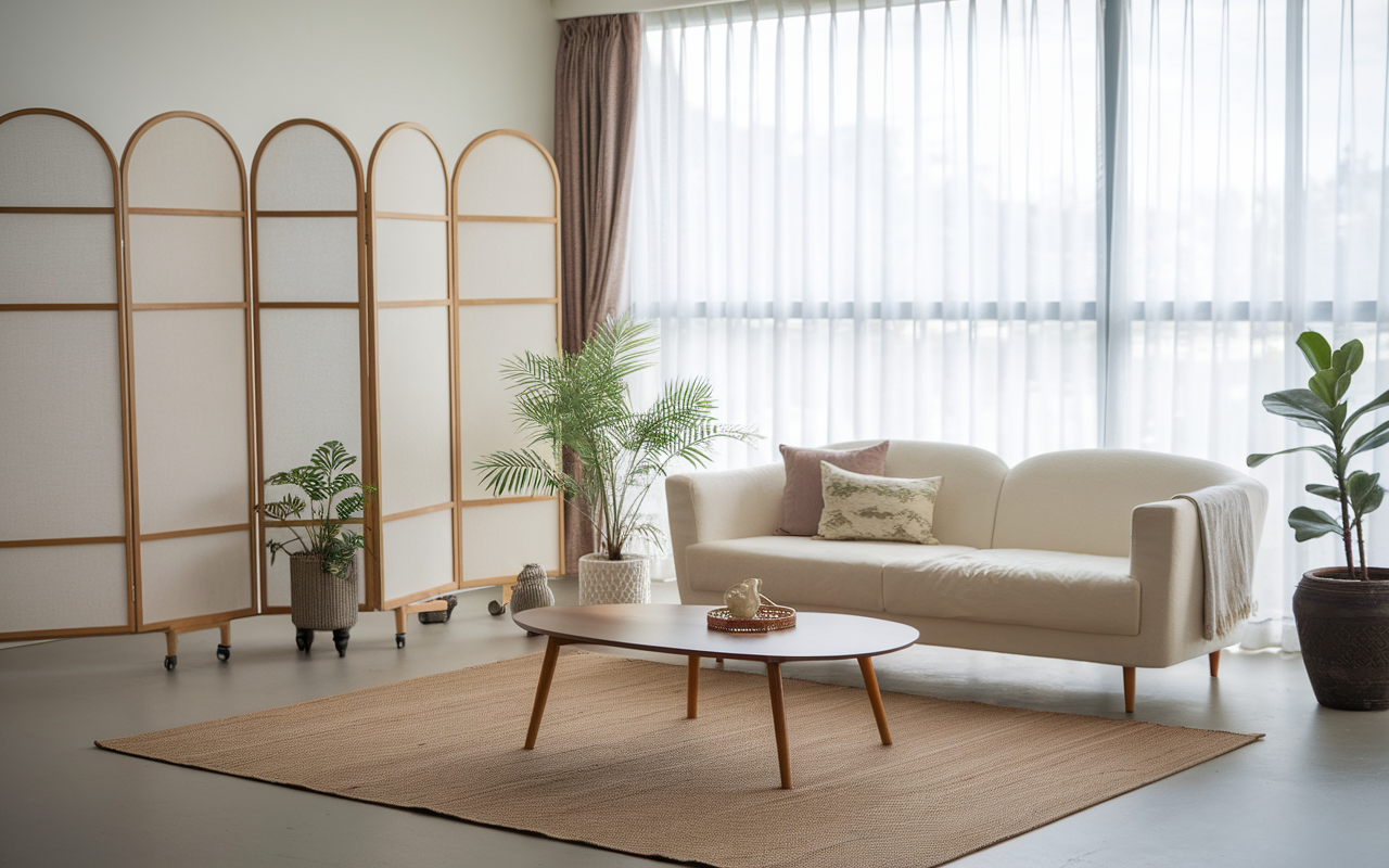 Cloisons mobiles pour séparer une pièce sans travaux de maçonnerie