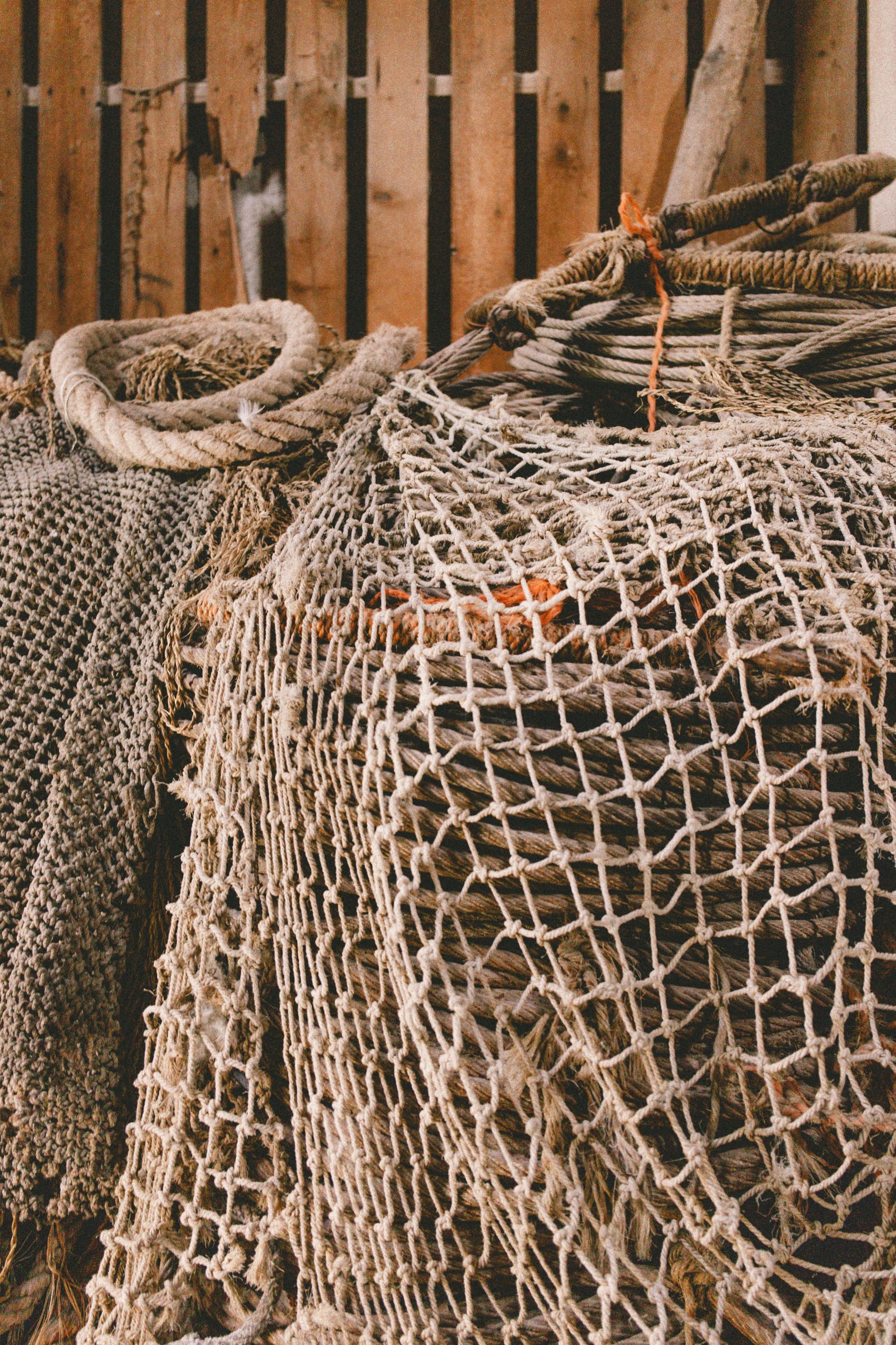 Idées de décoration avec filet de pêche